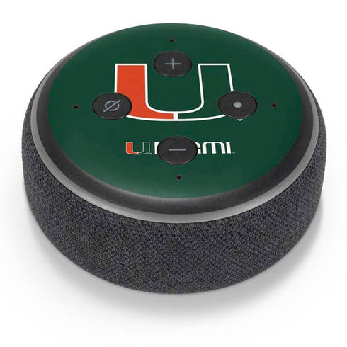 University of Miami The U Amazon Echo Dot Skin