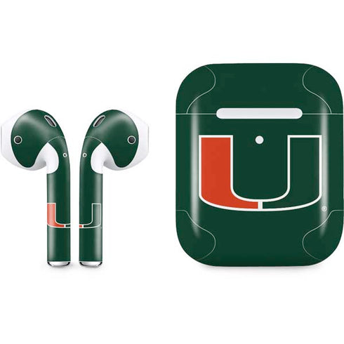 University of Miami The U Apple AirPods 2 Skin