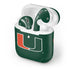 University of Miami The U Apple AirPods 2 Skin