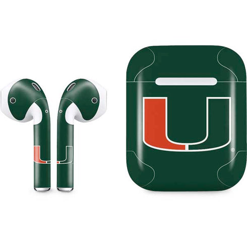 University of Miami The U Apple AirPods Skin