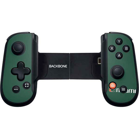 University of Miami The U Backbone One for iPhone Game Controller Skin