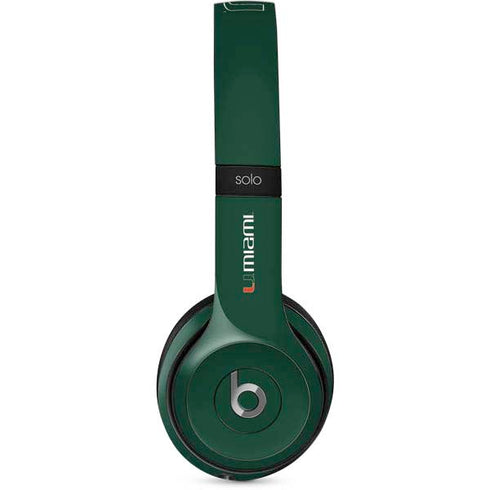University of Miami The U Beats Solo 2 Wired Skin