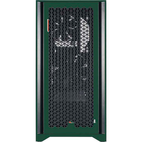 University of Miami The U Corsair 4000D Tempered Glass Mid-Tower ATX Case Skin