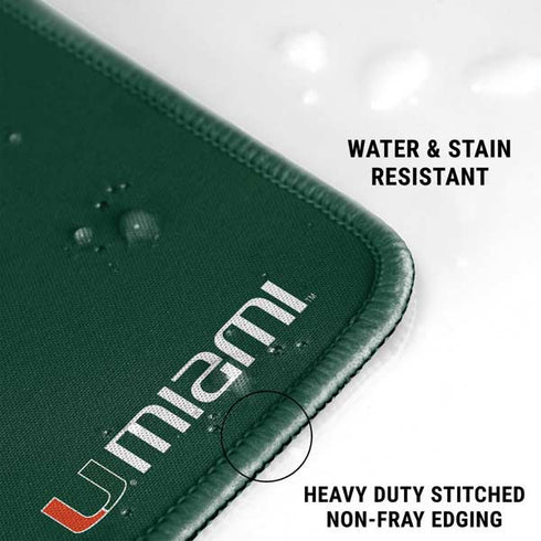University of Miami The U Gaming Mouse Pad