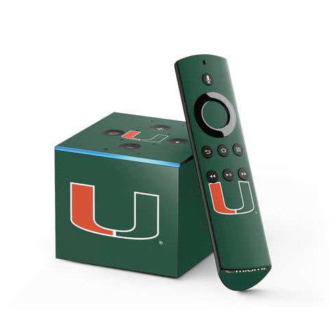 University of Miami The U Fire TV Cube Skin