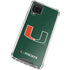 University of Miami The U Galaxy A12 Clear Case