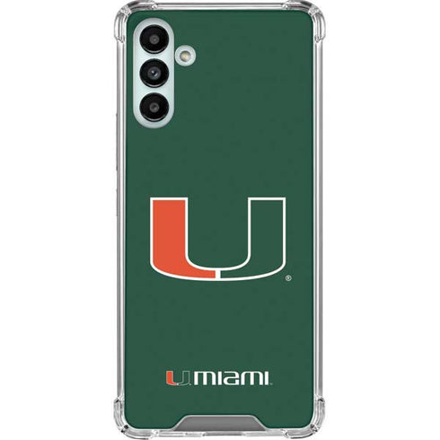 University of Miami The U Galaxy A13 5G Clear Case