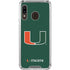 University of Miami The U Galaxy A30 Clear Case
