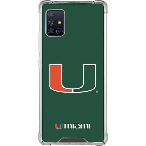 University of Miami The U Galaxy A51 5G Clear Case