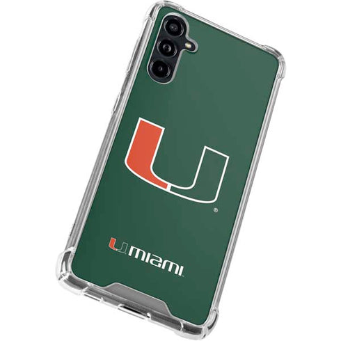 University of Miami The U Galaxy A54 5G Clear Case