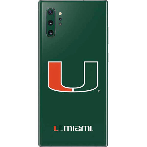 University of Miami The U Galaxy Note 10 Plus Skin