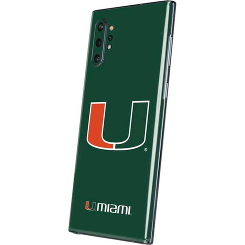 University of Miami The U Galaxy Note 10 Plus Skin