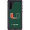 University of Miami The U Galaxy Note 10 Waterproof Case