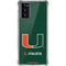 University of Miami The U Galaxy Note20 5G Clear Case