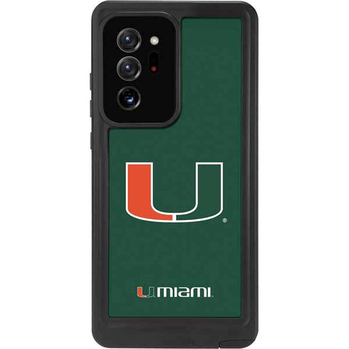 University of Miami The U Galaxy Note20 Ultra 5G Waterproof Case