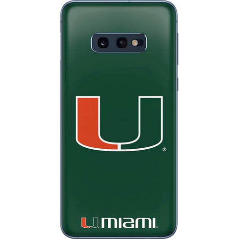 University of Miami The U Galaxy S10e Skin