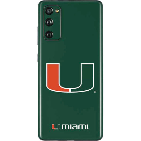 University of Miami The U Galaxy S20 Fan Edition Skin