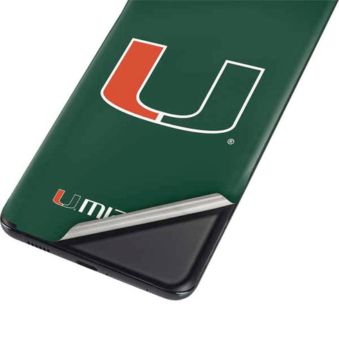University of Miami The U Galaxy S21 Plus 5G Skin