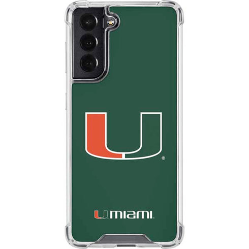 University of Miami The U Galaxy S22 Clear Case