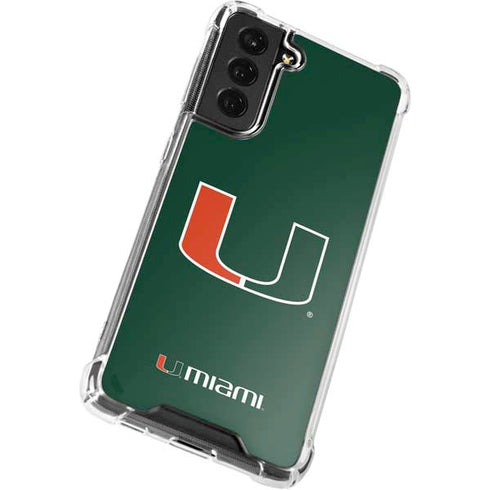 University of Miami The U Galaxy S22 Plus Clear Case