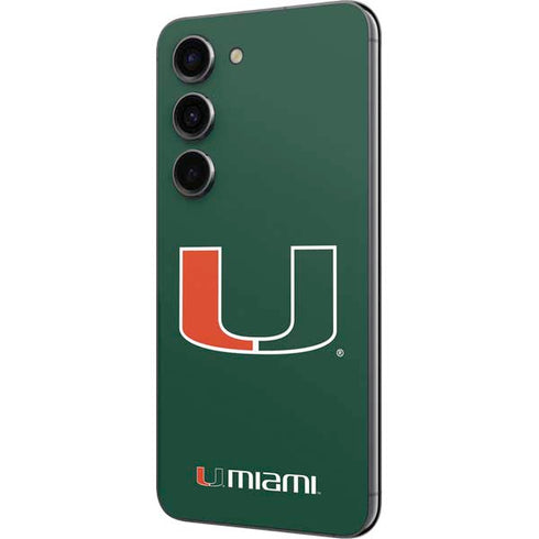 University of Miami The U Galaxy S23 Skin