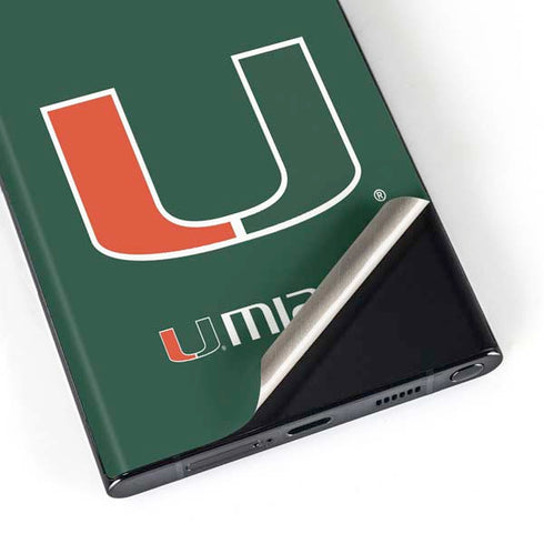 University of Miami The U Galaxy S23 Ultra Skin