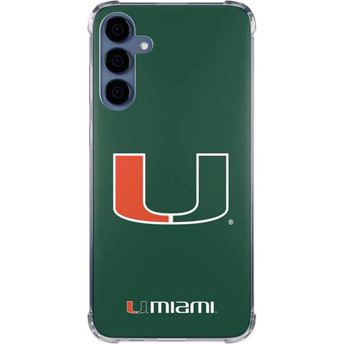 University of Miami The U Galaxy S24 Clear Case