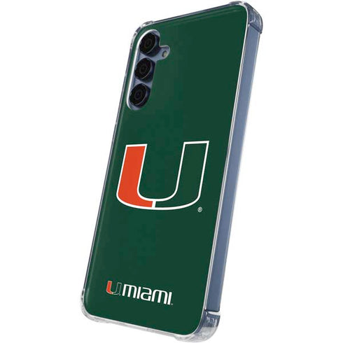 University of Miami The U Galaxy S24 Clear Case