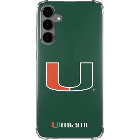 University of Miami The U Galaxy S24 Plus Clear Case