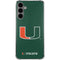 University of Miami The U Galaxy S24 Plus Clear Case
