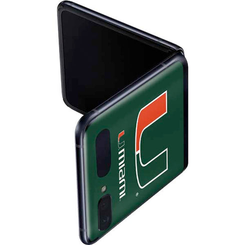 University of Miami The U Galaxy Z Flip Skin