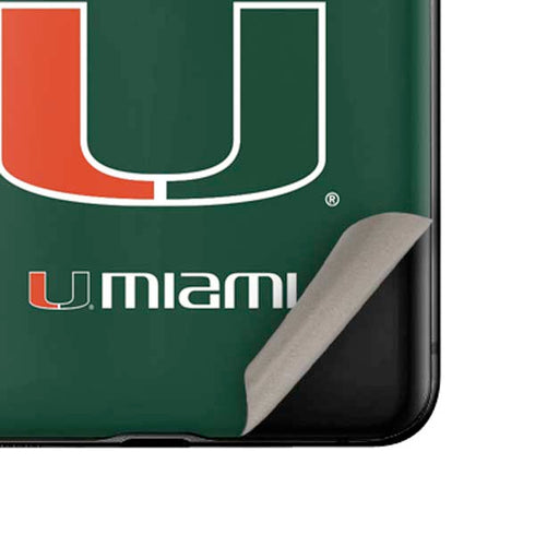 University of Miami The U Galaxy Z Flip Skin