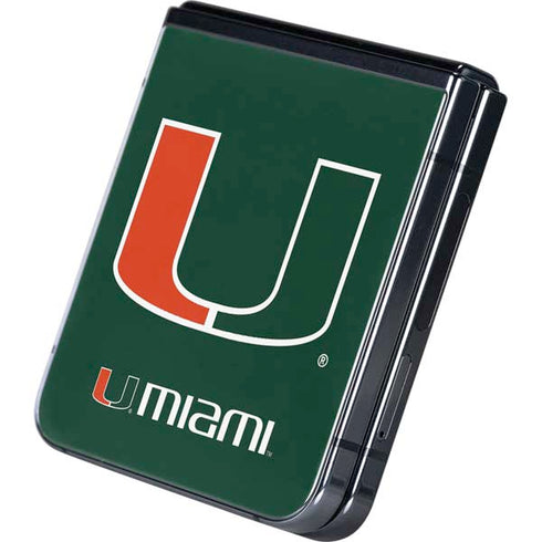 University of Miami The U Galaxy Z Flip5 5G Skin