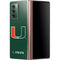 University of Miami The U Galaxy Z Fold2 5G Skin