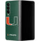 University of Miami The U Galaxy Z Fold4 5G Skin