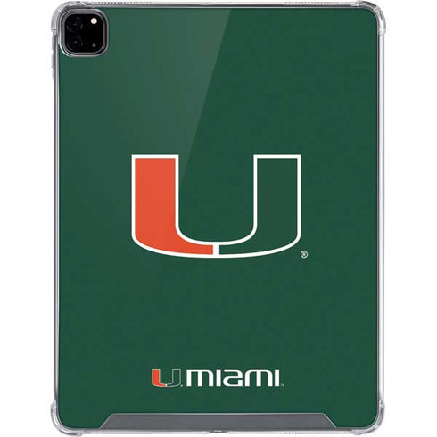 University of Miami The U iPad Pro 12.9in (2020) Clear Case