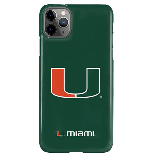 University of Miami The U iPhone 11 Pro Max Lite Case