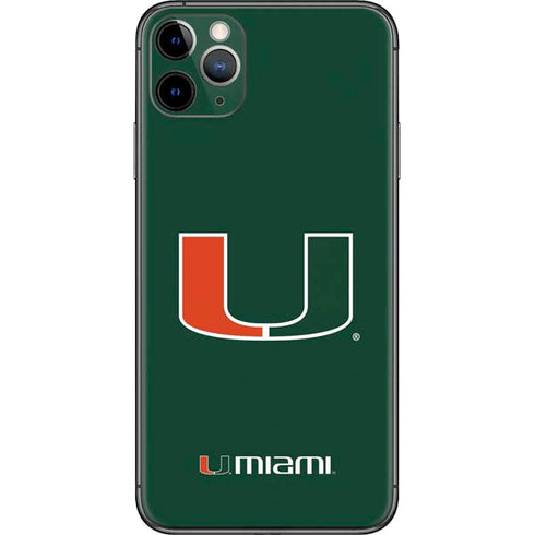 University of Miami The U iPhone 11 Pro Max Skin