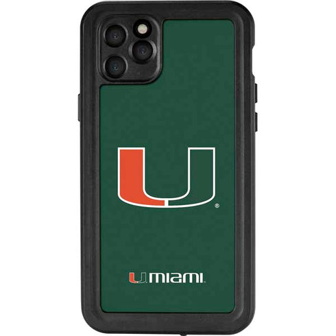 University of Miami The U iPhone 11 Pro Max Waterproof Case