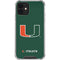 University of Miami The U iPhone 12 Clear Case