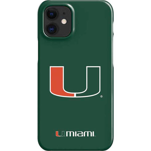 University of Miami The U iPhone 12 Mini Lite Case