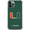 University of Miami The U iPhone 12 Pro Clear Case