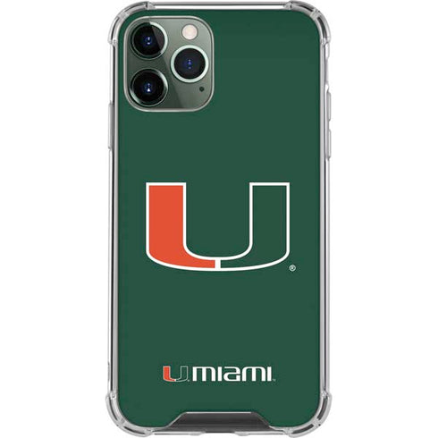 University of Miami The U iPhone 12 Pro Max Clear Case