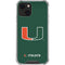 University of Miami The U iPhone 13 Mini Clear Case