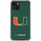 University of Miami The U iPhone 14 Clear Case