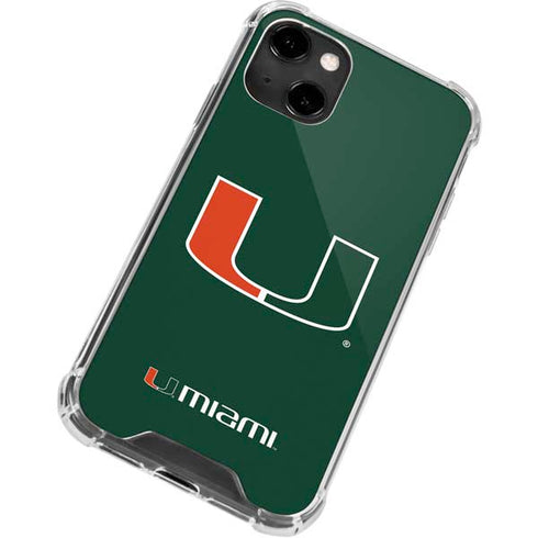 University of Miami The U iPhone 14 Clear Case