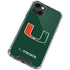 University of Miami The U iPhone 15 Plus Clear Case