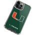 University of Miami The U iPhone 15 Pro Clear Case