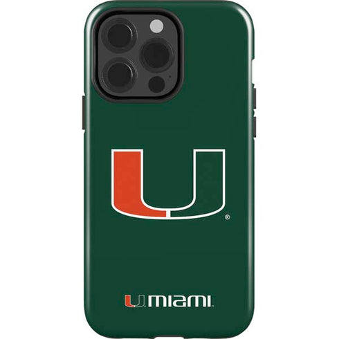 University of Miami The U iPhone 15 Pro Impact Case