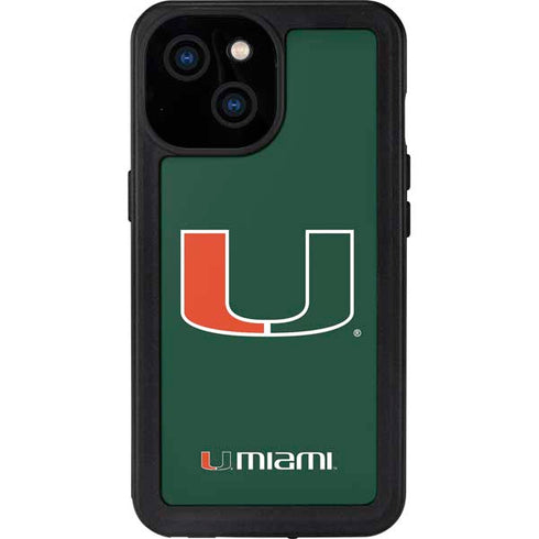 University of Miami The U iPhone 15 Waterproof Case